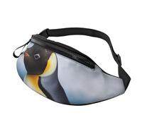 Marsupio Penguin Antarctica Ice Printed Marsupi Alla Casuale Marsupi Cintura Regolabile Bum Bag Per Running Ciclismo Trekking