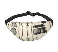 Marsupio per apparecchi medici e strumenti per uomini e donne, marsupio alla moda ovunque borsa a tracolla portafoglio marsupio con cinghia regolabile impermeabile borsa da petto per viaggi,