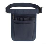 Marsupio per attrezzi con cintura regolabile e fibbie resistenti (blu)