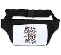 Marsupio per attrezzi meccanici robot Master I Am Engineer, colore: bianco