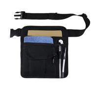 Marsupio per cameriere da ristorante, marsupio per server, borsa per soldi di utilità, borsa per infermiere, borsa per accessori per cameriera da ristorante, elegante borsa, Nero , Vedi la descrizione