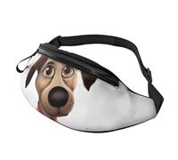 Marsupio per cani da uomo e donna, impermeabile, sportivo, alla moda, borsa a tracolla con cinturino regolabile, grande borsa a tracolla per viaggi ed escursioni