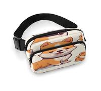 Marsupio per cani Shiba Inu, leggero, con cinghia regolabile, per corsa e viaggio