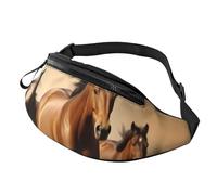 Marsupio per cavalli per uomo e donna, borsa a tracolla impermeabile per sport all'aria aperta