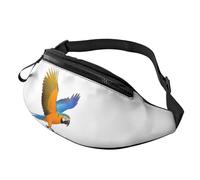 Marsupio per chitarra, grande, alla moda, per donne e uomini, tasche sicure con cerniera, regolabile, per viaggi, feste, sport, corsa, escursionismo, uso quotidiano, 3D, Taglia unica, Organizer per