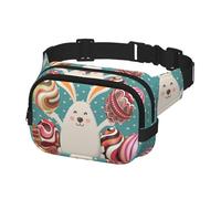 Marsupio per corsa, unisex, a tracolla, marsupio per viaggi, allenamento, escursionismo, buona Pasqua