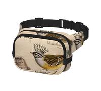 Marsupio per corsa, unisex, a tracolla, marsupio per viaggi, allenamento, escursionismo, Roma romantica