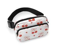 Marsupio per donne e uomini, a tracolla, con grazioso papillon e piccoli sacchetti a tracolla per donne e uomini, marsupio per allenamento, corsa, viaggi, con cinghia regolabile