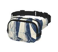 Marsupio per donne e uomini, borsa a tracolla per allenamento, corsa, viaggi, veliero nautico, Multicolore, Taglia unica, Cintura per soldi