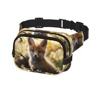 Marsupio per donne e uomini, borsa da cintura con animali in primavera, con cinghie regolabili, borsa a tracolla da viaggio