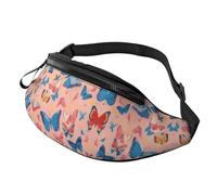 Marsupio per donne e uomini, con cinghia regolabile, leggero e impermeabile, Farfalla 16, Taglia unica, Zaino Trekking