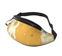 Marsupio per donne e uomini, con cinghia regolabile, leggero e impermeabile, Gatto 17, Taglia unica, Zaino Trekking