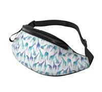 Marsupio per donne e uomini, elegante borsa a tracolla con tracolla regolabile - fantastico marsupio con giraffa per attività all'aperto, viaggi, sport, corsa