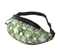 Marsupio per donne e uomini, elegante borsa a tracolla con tracolla regolabile - timido marsupio a forma di rana per attività all'aperto, viaggi, sport, corsa