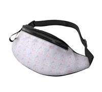 Marsupio per donne e uomini, grazioso marsupio Axolotl Love viola, borsa a tracolla per donne e uomini, borsa a tracolla