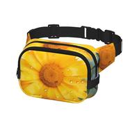 Marsupio per donne e uomini, marsupio giallo margherita con cinghie regolabili, borsa a tracolla da viaggio