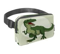 Marsupio per donne e uomini, marsupio per attività all'aperto, sottile, da corsa, per passeggiate, jogging, escursionismo, viaggi, allenamento, motivo: dinosauro selvaggio, Multi,