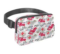 Marsupio per donne e uomini, marsupio per attività all'aperto, sottile, da corsa, per passeggiate, jogging, escursionismo, viaggi, allenamento, ambulanze, camion dei pompieri, auto della polizia,