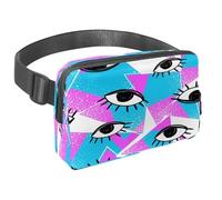 Marsupio per donne e uomini, marsupio per attività all'aperto, sottile, da corsa, per passeggiate, jogging, escursionismo, viaggi, allenamento, con simbolo occhio che vede tutto, Multi,