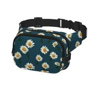 Marsupio per donne e uomini, marsupio piccolo a margherita con cinghie regolabili, borsa a tracolla da viaggio