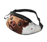 Marsupio per donne e uomini, regolabile, con cinghiale, animazione, borsa a tracolla ovunque