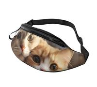 Marsupio per donne e uomini, zaino a tracolla per amanti del gatto, borsa a tracolla con tracolla regolabile