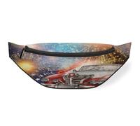 Marsupio per donne, uomini, ragazze, ragazzi, bambini, marsupio, marsupio, marsupio, borsa da cintura per viaggi, sport, corsa, American Memorial Day Old Car, Colore, M