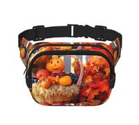 Marsupio per il Ringraziamento autunnale Marsupio regolabile Grande Marsupio da viaggio Marsupio unisex