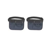 Marsupio per infermieri, regolabile, in tessuto Oxford, viola, Set da 2 (blu), 26.5x21cm, come descrizione
