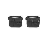 Marsupio per infermieri, regolabile, in tessuto Oxford, viola, Set da 2 (nero), 26.5x21cm, come descrizione