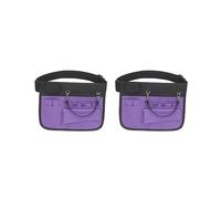 Marsupio per infermieri, regolabile, in tessuto Oxford, viola, Set da 2 (viola), 26.5x21cm, come descrizione
