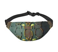 Marsupio per palline da tennis e racchette, leggero e impermeabile, adatto per viaggi e uso quotidiano, design alla moda, per uomini e donne.