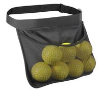 Marsupio per palline da tennis, regolabile, per uomini e donne, tasche in rete e con cerniera, può contenere 6-8 palline da tennis
