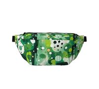 Marsupio per uomo e donna, con scritta "My Love for You is Forever", con cinghia regolabile, alla moda, da viaggio, Motivo irregolare, Taglia unica