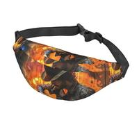 Marsupio per uomo e donna, marsupio regolabile in vita, borsa a tracolla per uomo musicale che suona la chitarra, nero, taglia unica, Come nella foto, Taglia unica, Zaino da escursionismo