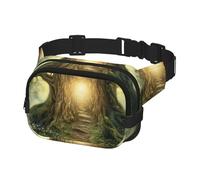 Marsupio per uomo e donna, marsupio sportivo, marsupio per viaggi, escursionismo, corsa, albero luminoso, Multicolore, Taglia unica, Cintura per soldi