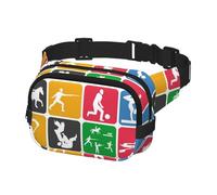 Marsupio per uomo e donna, marsupio sportivo, marsupio per viaggi, escursionismo, corsa, segni simboli sport