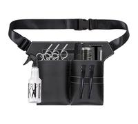 Marsupio Porta Forbici Parrucchiere,Borsa da Barbiere in Pelle PU,Cintura per Forbici Parrucchiere,Organizzatore per Parrucchieri e Truccatori,Borsa Professionale per Forbici,Borsa Strumenti da Salon