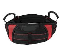 Marsupio portautensili con tasca for chiodi, imbottito, resistente e regolabile, for elettricisti, carpentieri falegnami, for ridurre il peso in vita Per Giardinaggio E Lavori(Red)