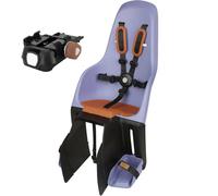 Sedile bici Junior portapacchi posteriore pieghevole Minia ( Viola )