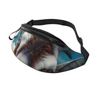 Marsupio primaverile con scritta "Happy Easter Holiday", per uomo e donna, alla moda, regolabile, per viaggi, sport, passeggiate, Capra, Taglia unica