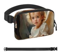 Marsupio Pure Baby Angel per donne e uomini, borsa a tracolla con tasche con cerniera, marsupio impermeabile con cinturino regolabile per allenamento, corsa, viaggi, escursionismo, multicolore, taglia