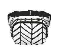 Marsupio quadrato a doppio strato con stampa bohémien, accessorio da allenamento alla moda, per uomini e donne