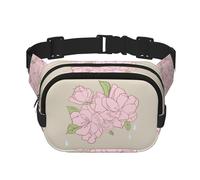 Marsupio quadrato a doppio strato con tracolla regolabile per attività all'aperto, nero, taglia unica, Nero , Taglia unica