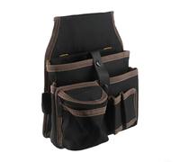 Marsupio regolabile con ampio spazio per il trasporto, un must have per qualsiasi appaltatore o giardiniere (nero + marrone)