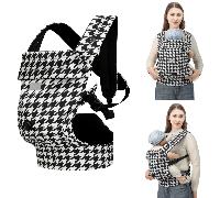 Marsupio regolabile per bambini con manopola rotante, portabile davanti e dietro, leggero e traspirante, a mani libere, adatto per tutte le stagioni Tagli UnicaquadriPoliestere