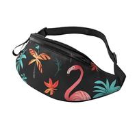 Marsupio regolabile per viaggi, escursionismo, ciclismo, corsa all'aperto, Fenicottero 6, Taglia unica, Organizer per borse