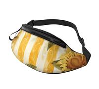 Marsupio regolabile per viaggi, escursionismo, ciclismo, corsa all'aperto, Girasole 10, Taglia unica, Organizer per borse