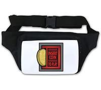 Marsupio Retro A r c a d e Insert Coin to Play Marsupio Bianco