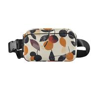 Marsupio retrò alla moda con ciliegie per uomo e donna, impermeabile, borsa a tracolla essenziale da viaggio con cinghia regolabile per lo shopping, lo sport, il lavoro